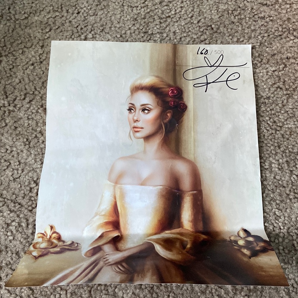 The Betrothed Signed by Kiera Cass Poster